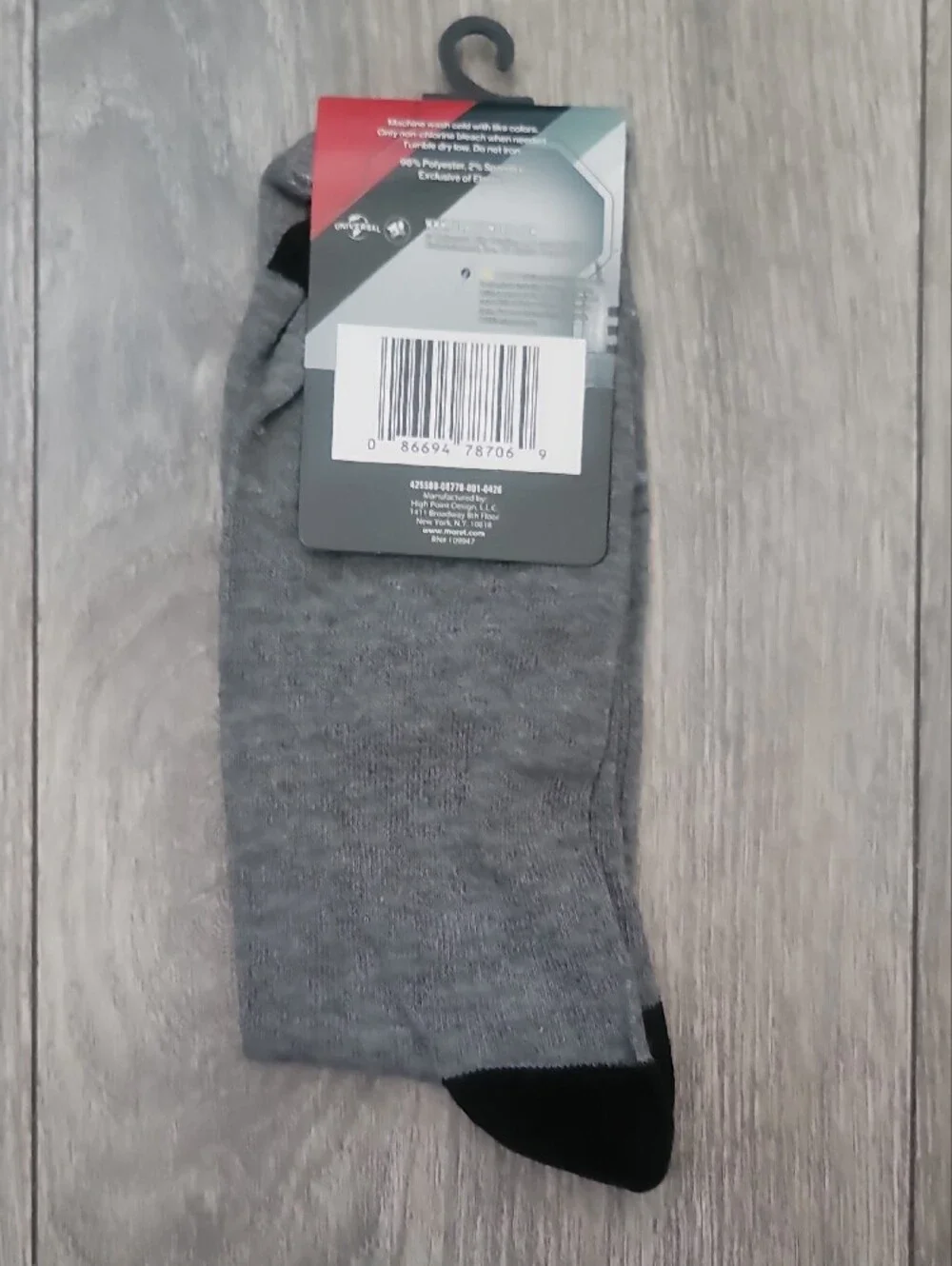 Jurassic Park x Jurassic World Rebirth Grey T-Rex Logo Casual Crew Socks